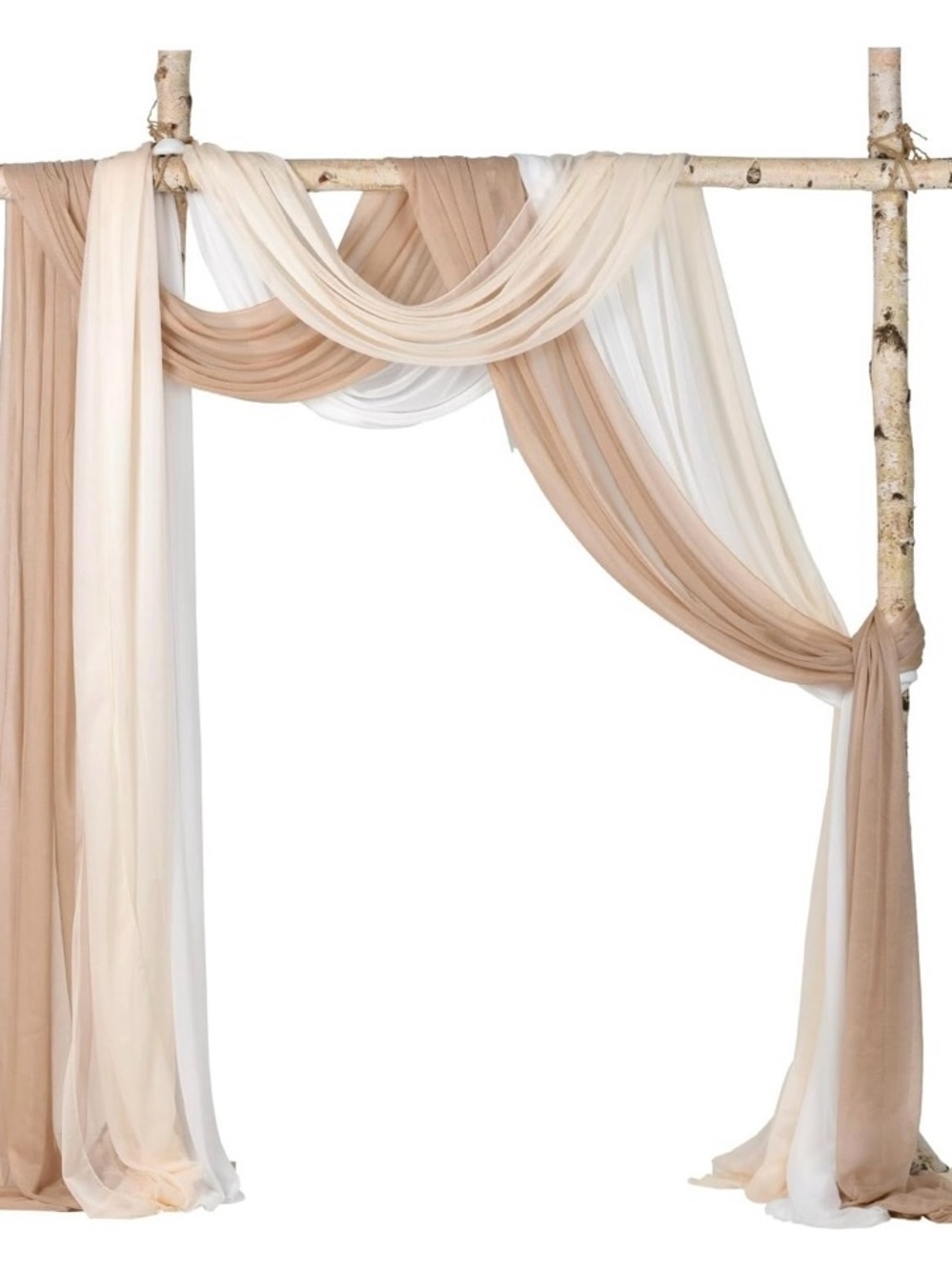 Neutral Ombre Sheer Drapery